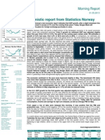 Optimistic Report From Statistics Norway