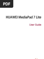 HUAWEI Mediapad 7lite User Manual (V100R001, S7-931u, S7-932u, S7-933u, English)