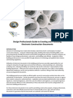 Design Professionals Guide to Creating and Processing Electronic Documents v1