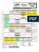 Jadual Kuliah Jun 2013