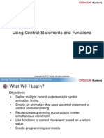 Using Control Statements and Functions