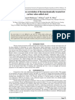 Strength, Corrosion Correlation of Thermochemically Treated Low Carbon Value-Added Steel