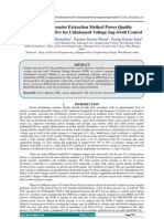 Using Fast Fourier Extraction Method Power Quality Improvement by DVR For Unbalanced Voltage Sag-Swell Control