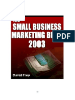 (Ebook) - David Frey - The Small Business Marketing Bible 2003 (312 Pages)