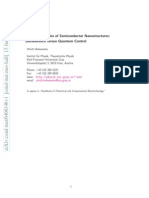 Optical Properties of Nanostructures and Quantum Control