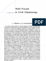 Michel Foucault - Reponse Cercle Epistemologie PDF