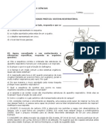 Estudo Dirigido - Sistema Respiratório