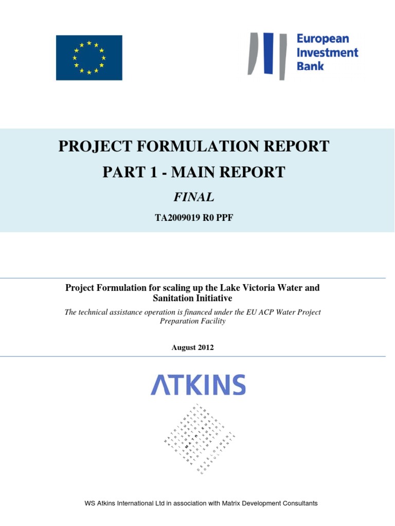 Part 1 Project Formulation Final Final v15 | PDF | Water Resources ...