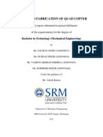 Design and Fabrication of Quad Copter