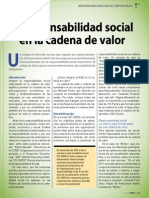 Responsabilidad Social en La Cadena de Valor