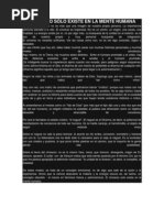 EL UNIVERSO SÓLO EXISTE EN LA MENTE HUMANA