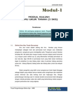 Modul Kuliah Ilmu Ukur Tanah: Pendahuluan