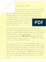 John Kiriakou Letter From Loretto 1