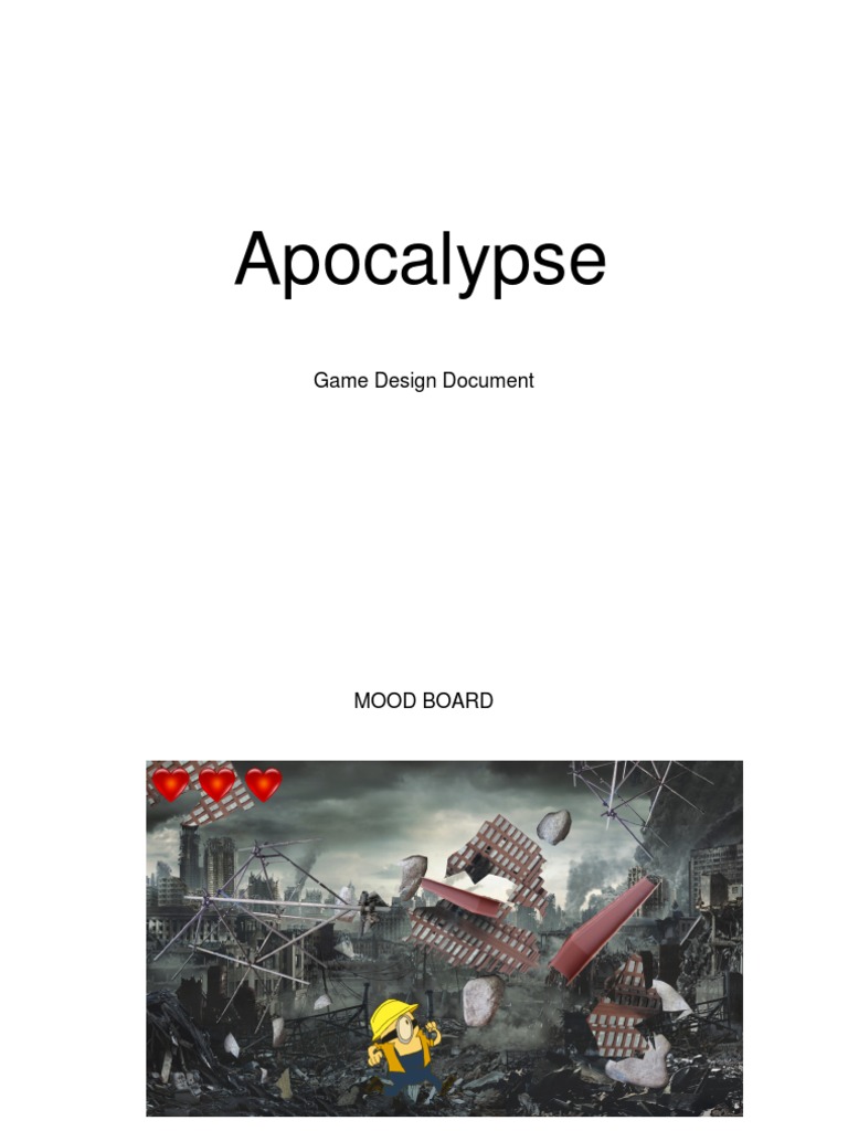 Apocalypse: Game Design Document | PDF