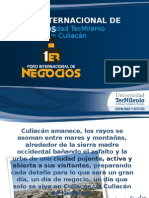 1er Foro Internacional de Negocios TecMilenio Campus Culiacan