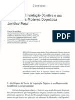 A Teoria Da Imputação Objetiva e Sua Influência Na Moderna Dogmática Jurídico-Penal