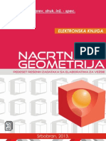 NACRTNA GEOMETRIJA - PEDESET REŠENIH ZADATAKA SA ELABORATIMA ZA VEŽBE - Isečak (Deo E-Knjige)