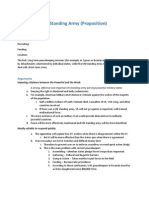 UN Standing Army (Proposition) : Plan of Action