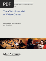 Download The Civic Potential of Video Games Read in Full Screen by Joseph Kahne SN14496123 doc pdf