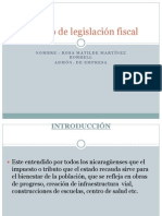 Trabajo de Legislación Fiscal