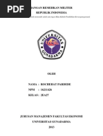 Download MAKALAH III KETAHANAN NASIONAL TOPIK JANGAN REMEHKAN MILITER REPUBLIK INDONESIAdocx by ROCHEHAT SN144967159 doc pdf