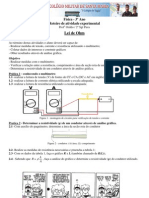 Roteiro Circuitos e a Lei de Ohm