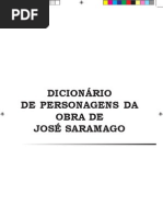 Dicionário de Personagens da Obra de José Saramago
