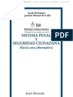 Louk Hulksman y Otro - Sistema Penal y Seguridad Ciudadana (Hacia Una Alternativa)