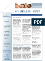 My Health First: The Latest News
