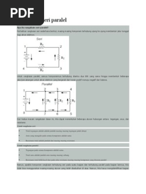 Rangkaian Seri Paralel Kombinasi