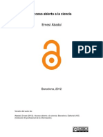 Abadal, Ernest - Acceso Abierto A La Ciencia PDF