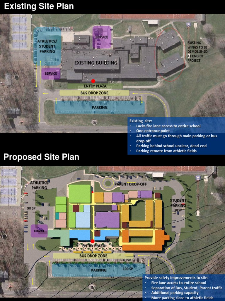 Proposed School Site Plan Improvements | PDF | Window | Architectural ...
