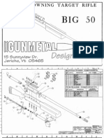 126846054 Browning 50 Target Rifle BMG GunMetal Designs Blueprints