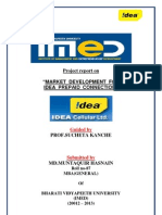 Project Report On "Market Development For Idea Prepaid Connection"