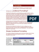 Excel Conditional Formatting Guide