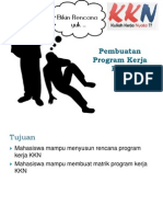 Pembuatan Program Kerja KKN