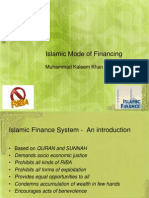 Islamic Mode of Financing