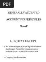 Generally Accepted Accounting Principles