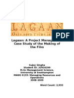 Lagaan: A Project Management Case Study