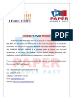 Exhibitor Service Manual 2013