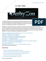 Derbycon 2011 Videos Day 1 Talks