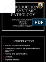 Introduction To Systemic Pathology