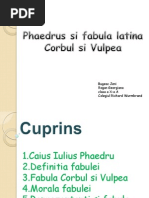 Fabula Corbul Si Vulpea