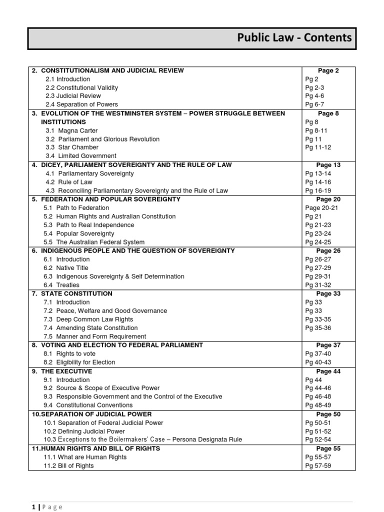 Public Law: Constitutionalism & Judicial Review | PDF | Rule Of Law ...