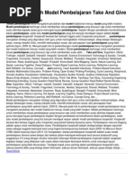 Download Contoh Makalah Model Pembelajaran Take and Give by Priyo Dwi Putro SN145073652 doc pdf