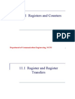 Unit 11 Registers and Counters: Department of Communication Engineering, NCTU
