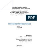 Procesos Argumentativos