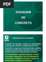 Dosagem de Concreto - Itambé