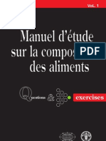 Ap802f01 - Manuel D'étude Sur La Composition Des Aliments, Vol. 1 PDF