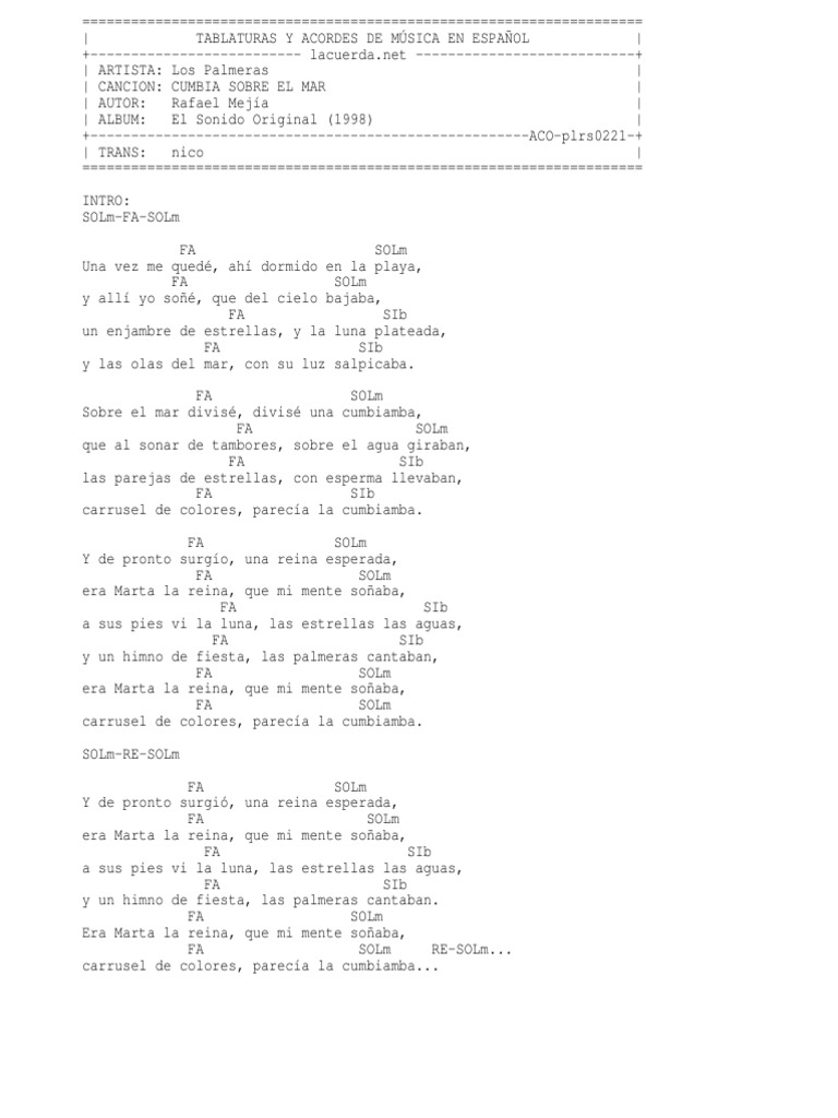 Cumbia Sobre El Mar PDF